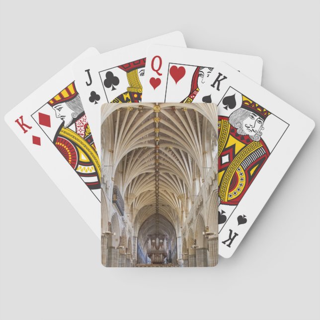 Cartas de juego de la Catedral de Exeter (Reverso)