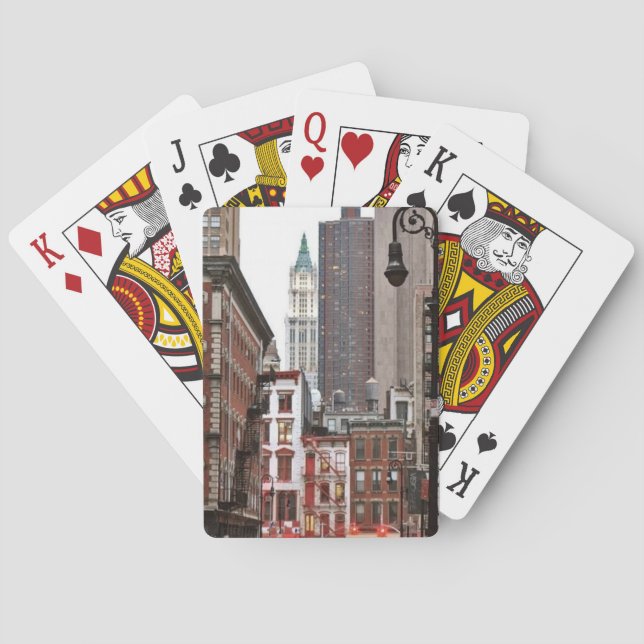 Cartas de juego de la ciudad de Nueva York (Reverso)