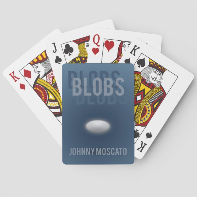 Cartas de juego de la cubierta del libro de Blobs (Reverso)