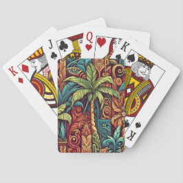 Cartas de juego de la cultura tiki 01