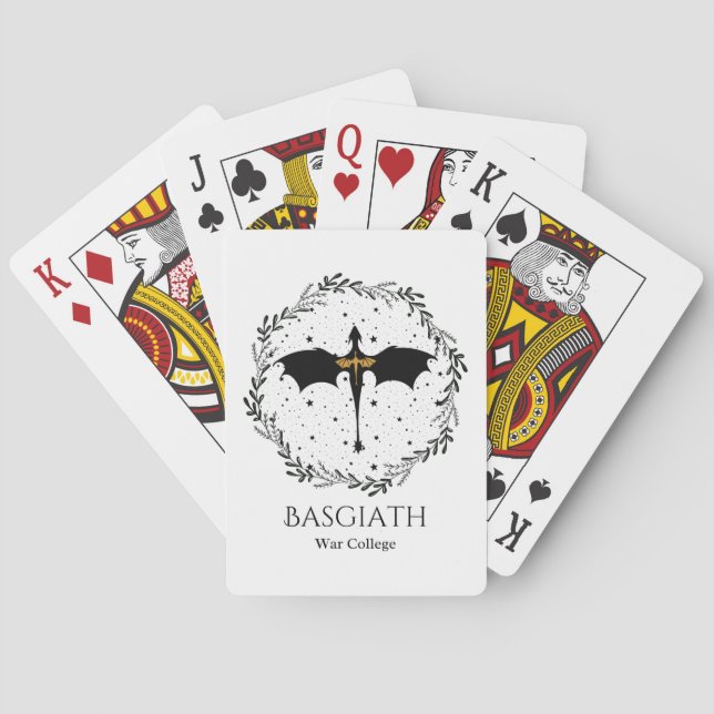 Cartas de juego de la Escuela de Guerra Basgiath - (Reverso)