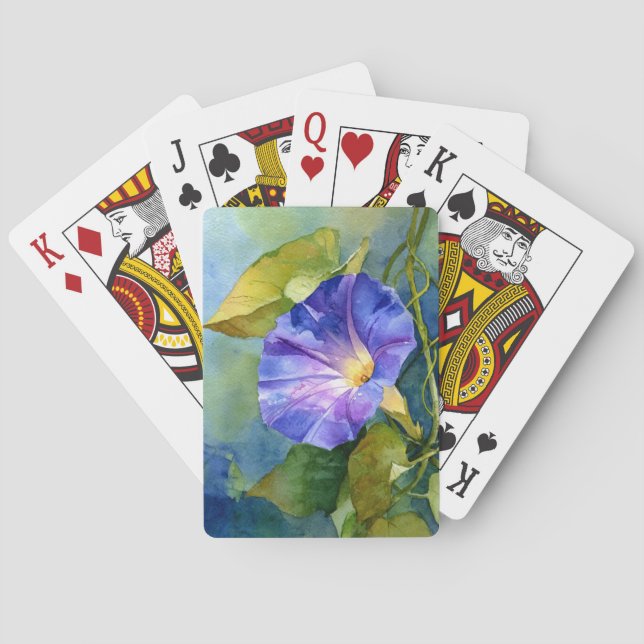 Cartas de juego de la gloria de la mañana (Reverso)