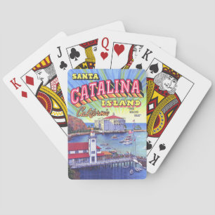Cartas de juego de la isla Catalina