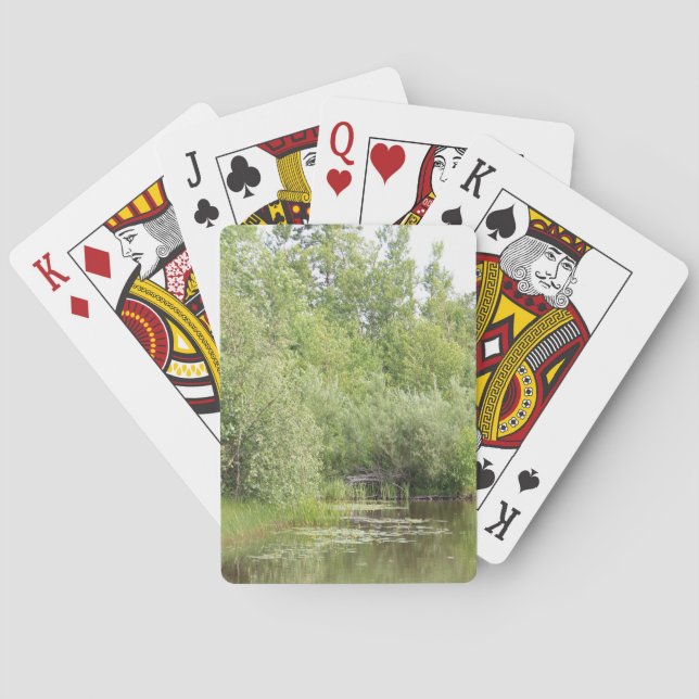 Cartas de juego de la laguna de Greenhill (Reverso)