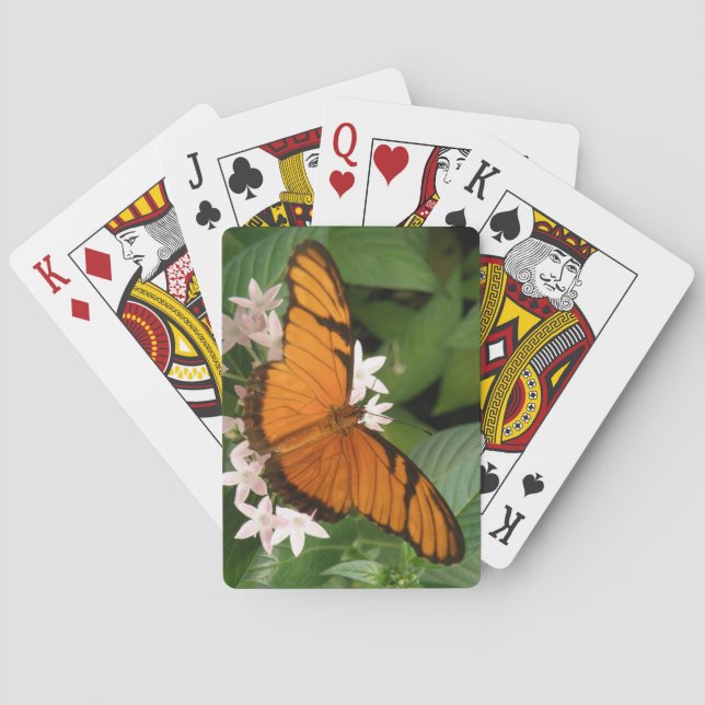 Cartas de juego de la naranja Julia Butterfly (Reverso)