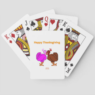 Cartas de juego de la pasión de Acción de Gracias