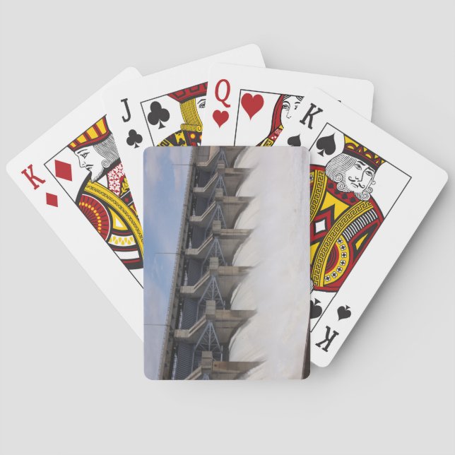 Cartas de juego de la presa Kaw (Reverso)