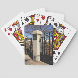 Cartas de juego de la puerta del cementerio colori