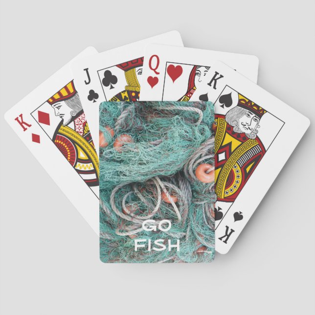 Cartas de juego de la red de pesca "Go Fish" (Reverso)