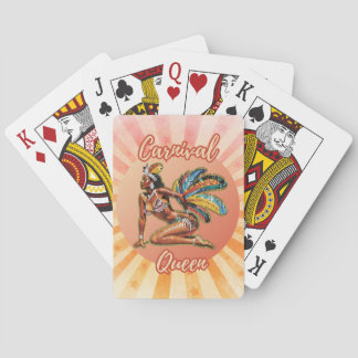 Cartas de juego de la Reina Caribe del Carnaval