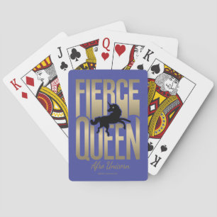 Cartas de juego de la Reina Feroz de Afro Unicorni