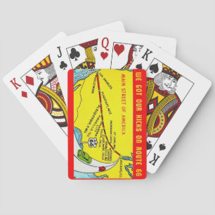 Cartas de juego de la Ruta 66 - Nos divertimos
