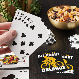 Cartas de juego de la vida es todo sobre el equili