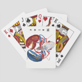Cartas de juego de langosta de la libertad