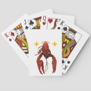 Cartas de juego de langostinos