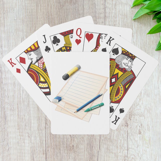 Cartas de juego de lápiz y papel (Subido por el creador)