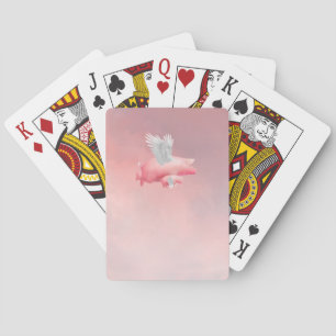Cartas de juego de lechones voladores