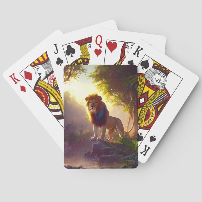 Cartas de juego de Lion King (Reverso)