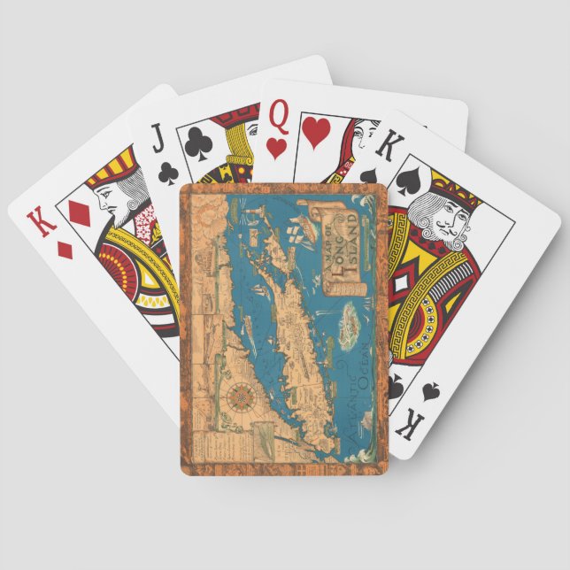 Cartas de juego de Long Island (Reverso)