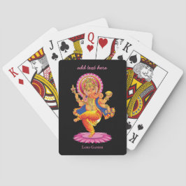 Cartas de juego de Lord Ganesh de la India