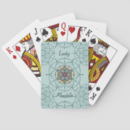 Cartas de juego de los Personalizados de Mandala a