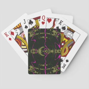 Cartas de juego de luces rosadas