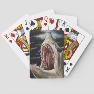 Cartas de juego de Mako Shark Painting