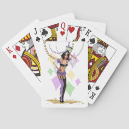 Cartas de juego de Mardi Gras