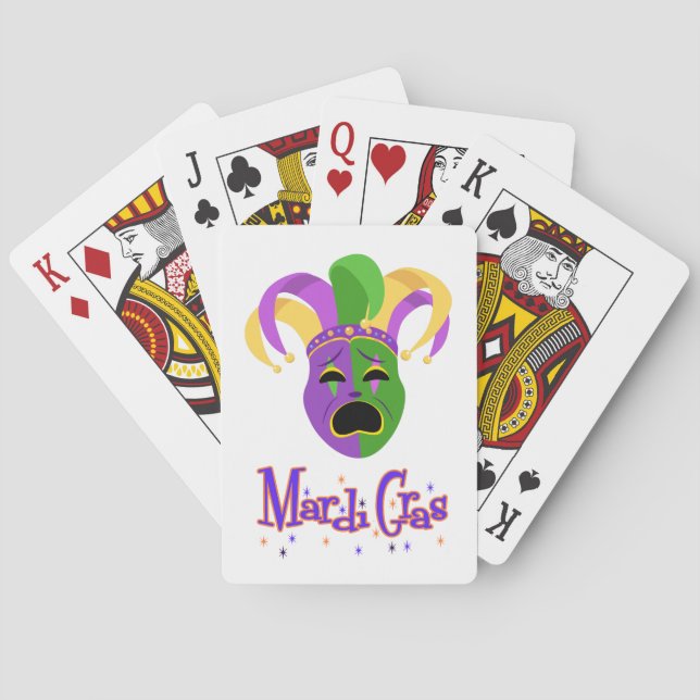 Cartas de juego de Mardi Gras (Reverso)