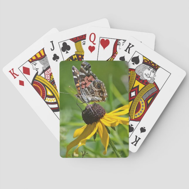 Cartas de juego de mariposa (Reverso)