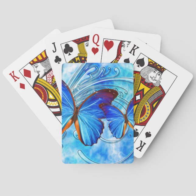Cartas de juego de mariposa Art 37 (Reverso)