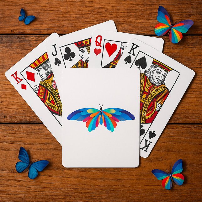 Cartas de juego de mariposas coloridas (Subido por el creador)