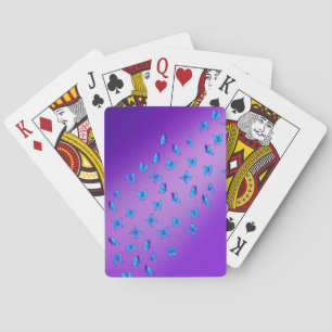 Cartas de juego de mariposas encantadas