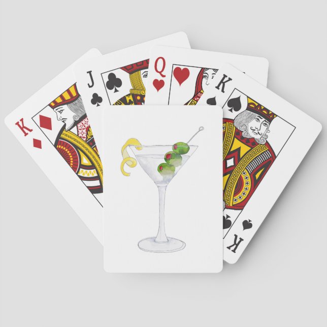 Cartas de juego de Martini (Reverso)
