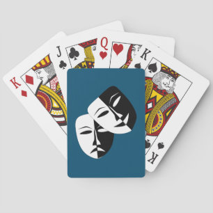 Cartas de juego de Máscara de Teatro Drama Elegir