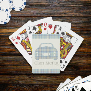 Cartas de juego de McFig de Tartan Car Clan
