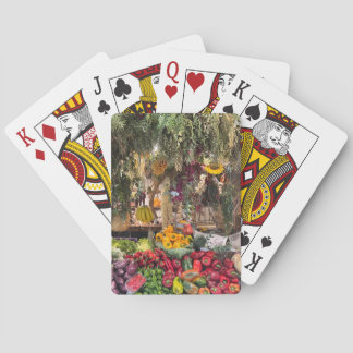 Cartas de juego de mercado de agricultores español