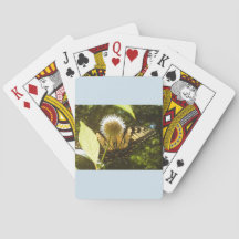 Cartas de juego de monarca amarilla