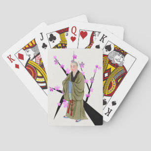 Cartas de juego de monjes budistas