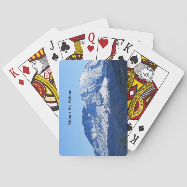 Cartas de juego de Mount St. Helens (Reverso)