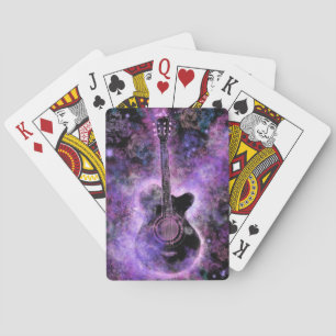 Cartas de juego de música de guitarra
