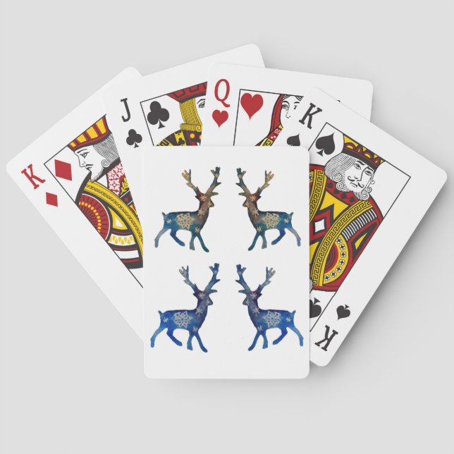 Cartas de juego de navidad (Reverso)