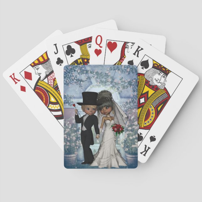 Cartas de juego de novias y Bodas de Groom (Reverso)