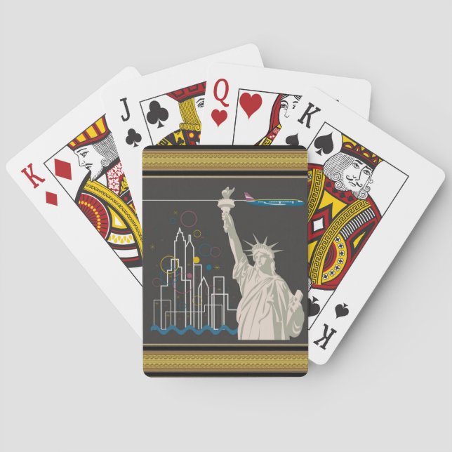 Cartas de juego de Nueva York (Reverso)