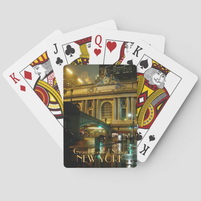 Cartas de juego de Nueva York Tarjetas de recuerdo (Reverso)
