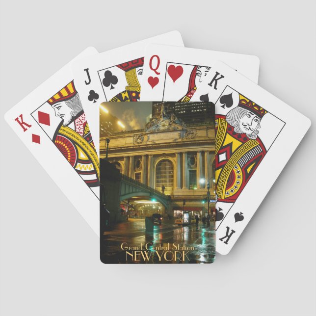Cartas de juego de Nueva York Tarjetas de recuerdo (Reverso)