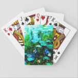 Cartas de juego de Nympheas Water Lillies Monet<br><div class="desc">Cartas de juego de Nympheas Water Lillies Monet</div>