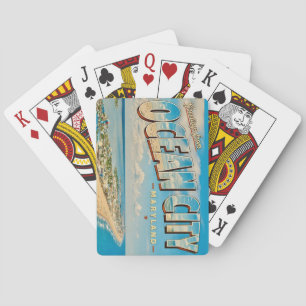 Cartas de juego de Ocean City Maryland