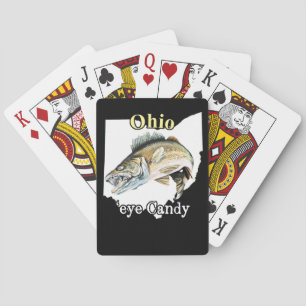 Cartas de juego de Ohio 'Eye Candy Fun Walleye