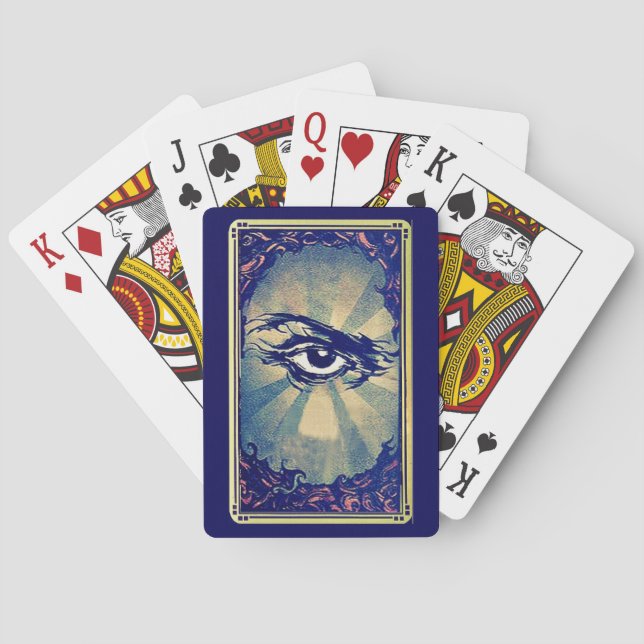 Cartas de juego de ojos (Reverso)